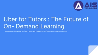 Uber for Tutors: An Overview and Benefits for Students and Tutors