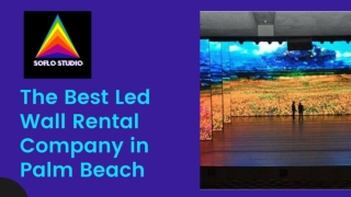 Led Wall Rental Palm Beach