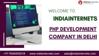 PHP Development Company in Delhi