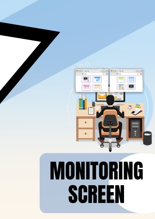 Monitoring screen