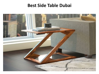 Side Table   risalacarpentry.ae