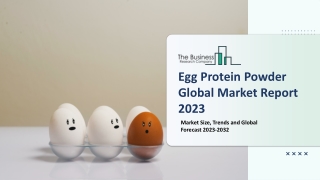 Egg Protein Powder Market 2023 - CAGR Status, Major Players, Forecasts 2032