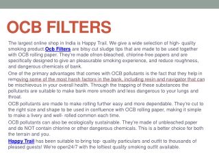 Ocb Filters