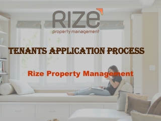 Tenants Application Process