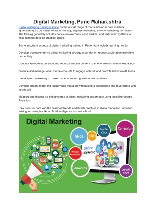 Digital Marketing, Pune Maharashtra