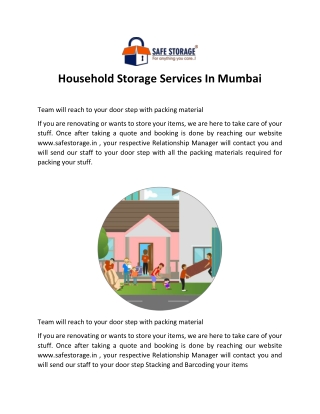 Household Storage Services In Mumbai