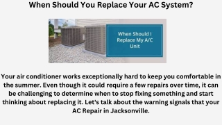 When Should You Replace Your AC System?