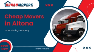 Cheap Movers in Altona - Urban Movers