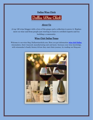 Wine Club Dallas