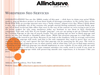 Wordpress Seo Services