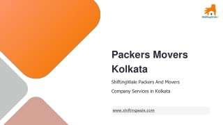 Packers and Movers in Kolkata, Movers Packers in Kolkata