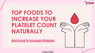 6 Best Foods to Increase Platelet Count