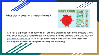 What diet is best for a healthy heart