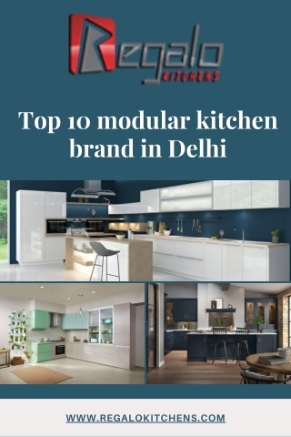 Top 10 modular kitchen brand in Delhi | Modular kitchen | Regalokitchens