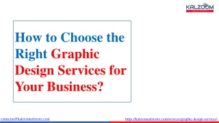 How to Choose the Right Graphic Design Services for Your Business