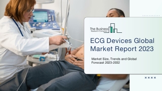 ECG Devices Market 2023 : By Industry Trends, Top Companies And Forecast 2032