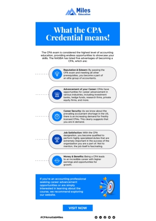 What The CPA Credential Means