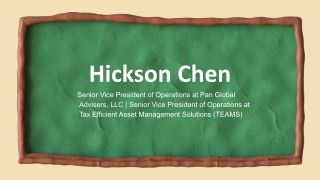 Hickson Chen - A People Leader and Influencer