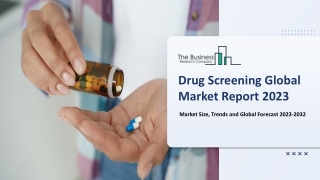 Drug Screening Market PDF