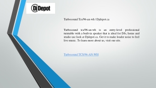 Turbosound Tcs96-an-wh Djdepot.ca