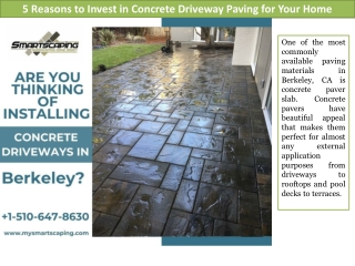 5 Reasons to Invest in Concrete Driveway Paving for Your Home