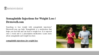 Semaglutide Injections for Weight Loss | Drstowell.com