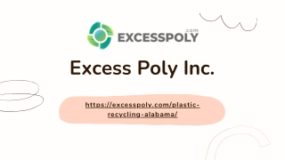 Plastic Recycling In Alabama | Excesspoly.com