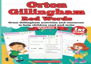 PDF Orton Gillingham Red Words. Orton Gillingham activities and resources to hel