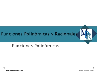 Funciones Polinomicas