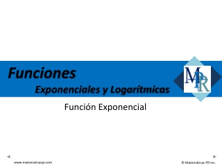 Funciones Exponenciales