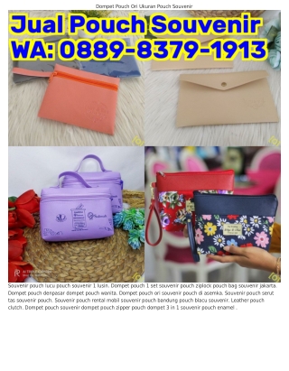 Ô889_8ᣮ79_I9Iᣮ (WA) Harga Souvenir Pouch Kosmetik Dompet Pouch Rajut