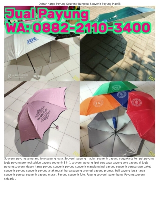 Ô88ᒿ~ᒿllÔ~౩ᏎÔÔ (WA) Payung Souvenir Wedding Souvenir Payung Murah Solo