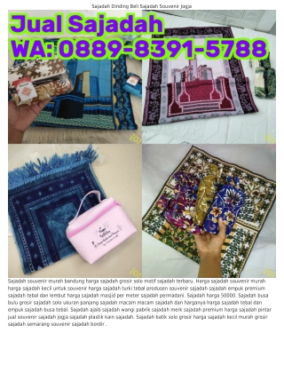 Ô889-8З9l-5ᜪ88 (WA) Sajadah Nama Sajadah Putih Polos