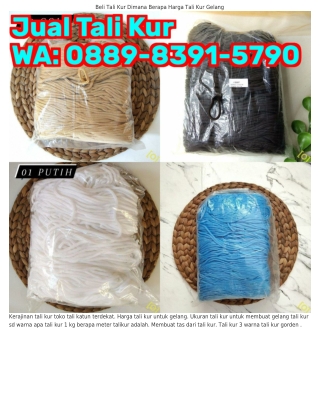 Ô88ᑫ·8ᣮᑫ1·57ᑫÔ (WA) Jual Tali Kur Probolinggo Tali Kur Biasanya Dijual Dimana