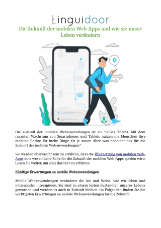 Die Zukunft der mobilen Web-Apps und wie sie unser Leben verändern