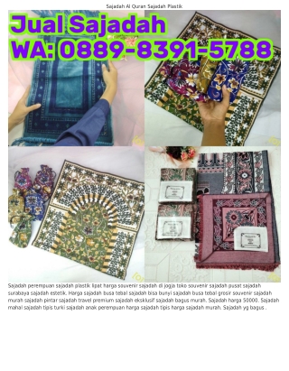 ౦88ᑫ-83ᑫl-5788 (WA) Harga Sajadah Tipis Sajadah Putih