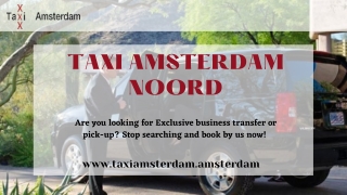 Taxi Amsterdam Noord