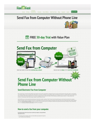 Send Electronic Fax from Computer | Windows 10 & Mac