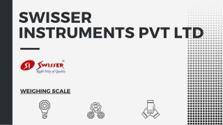 Swisser Instruments Pvt Ltd - Weighing Scale - Industrial Scale