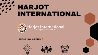 Shearing Machine - Harjot International