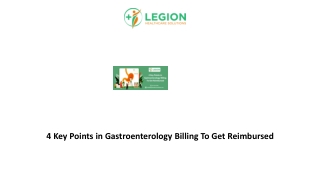 4 Key Points in Gastroenterology Billing To Get Reimbursed