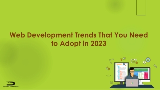 Web Development Trends That You Need to Adopt in 2023