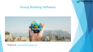 Group Booking Software