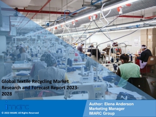 Textile Recycling Market Industry Overview, Growth Rate and Forecast 2023-2028
