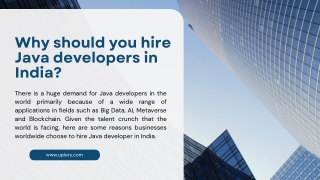 Why should you hire Java developers in India?