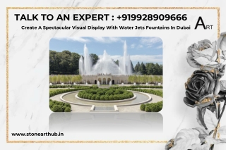 Create A Spectacular Visual Display With Water Jets Fountains In Dubai