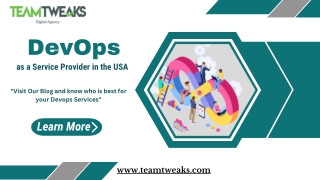 DevOps  as a Service Provider in the USA