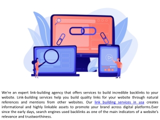 Link Building Services in USA