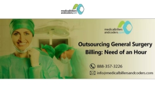 Outsourcing General Surgery Billing - Need of an Hour