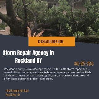 Storm Repair Agency in Rockland NY